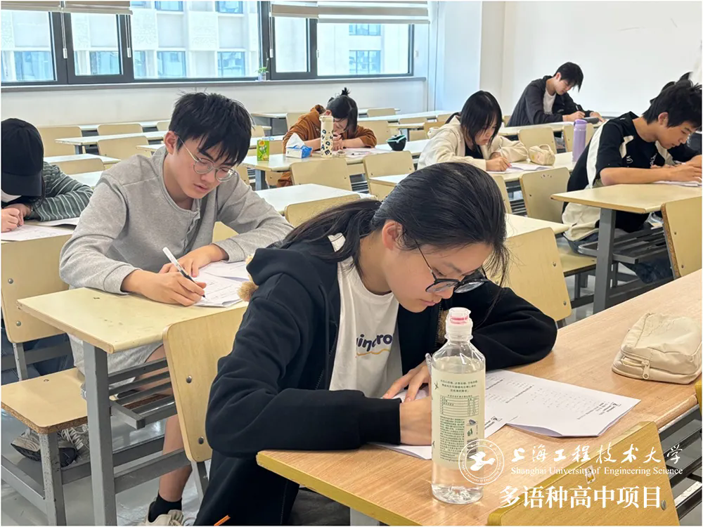 校園動態日語國際高中-工程大多語種高中期中考試紀實